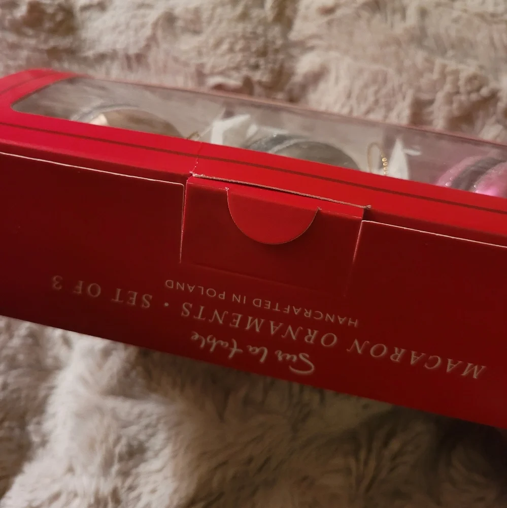 Sur La Table Macaron Ornaments Set of 3